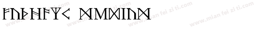 futhark Medium字体转换